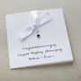 Swarovski Emerald Birthstone Anniversary Card, thumbnail 1 of 4