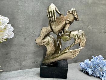 Abstract Lovers Figurine Silhouette Couple Sculpture Ornament, 8 of 8