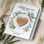 Botanical Save The Date Heart Magnet Cards, thumbnail 1 of 9
