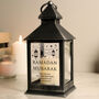 Personalised Eid And Ramadan Black Lantern, thumbnail 1 of 4