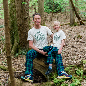Personalised Adventure Father's Day Daddy And Me Matching Pyjamas, 4 of 4