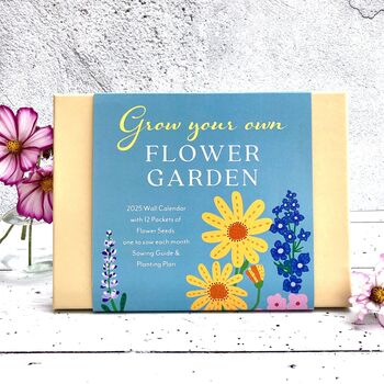 Grow Your Own Flower Garden Wall Seed Calendar 2025, 2 of 8