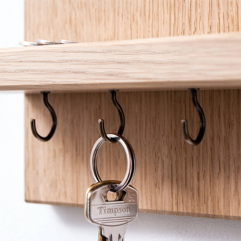 Personalised Oak Family Tree Key Holder By Urban Twist