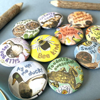 Wildlife Badge Set Of 10, 4 of 10