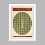 Lancashire C.C.C Cricket Poster Print, thumbnail 2 of 4