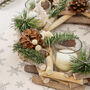 Nordic Star Wreath Candle Holder Centrepeice, thumbnail 4 of 5