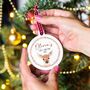 Baby's First Christmas Animal Bauble, thumbnail 2 of 4