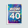 'Wow! That's What I Call 40' Birthday Card, thumbnail 2 of 2