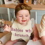 Babies Who Brunch Baby Bib, thumbnail 1 of 6