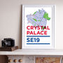 Se19 Crystal Palace A3 Print, thumbnail 1 of 2