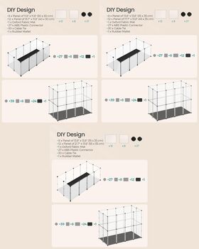 Pet Playpen Small Animal Cage Enclosure, 5 of 5