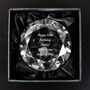 Engraved Diamond Crystal Paperweight, thumbnail 7 of 7