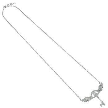Harry Potter Sterling Silver Flying Key Necklace With Crystal Elements, 2 of 3
