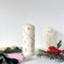 Hand Painted Christmas Countdown Pillar Candle, thumbnail 1 of 4