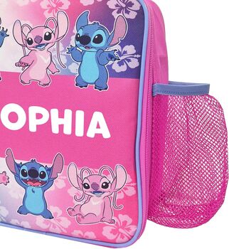 Disney Lilo And Stitch Kids Lunch Bag Personalised, 5 of 6