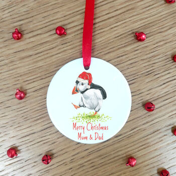 Puffin Christmas Tree Decoration, 6 of 8