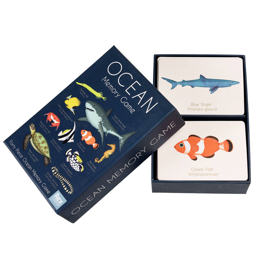 Ocean Sealife Memory Game 40 Pieces, 1 of 3