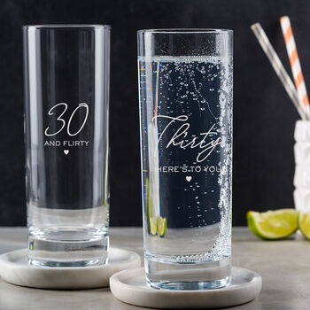 Personalised Highball Glass 18th Birthday Gift For Women Her, 2 of 8