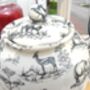 Six Cup Teapot In Black Safari Design, thumbnail 3 of 9