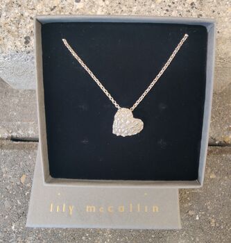 Silver Heart Necklace : Lychee Love, 9 of 9