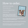 Personalised Pet Print Portrait From Photo, thumbnail 6 of 11