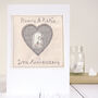Personalised 6th Iron Wedding Anniversary Card, thumbnail 1 of 10