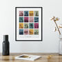 Travel Memories And Favourite Places Personalised Print, thumbnail 7 of 12