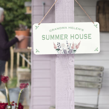 Personalised Hanging Allotment Sign, 2 of 5
