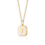 White Heart Locket Necklace, Silver Or Gold, thumbnail 9 of 10