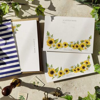 Sunflower Stationery Gift Set, 4 of 6