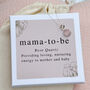 Pregnancy Announcement Rose Quartz Pendant Gift, thumbnail 1 of 3