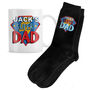 Super Dad Mug And Socks Fathers Day Gift Set, thumbnail 2 of 4