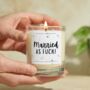 Funny Wedding Gift For Couples, Scented Candle, thumbnail 1 of 8