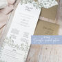 Willow Windsor Concertina Wedding Invitations With Integrated RSVP, thumbnail 2 of 5