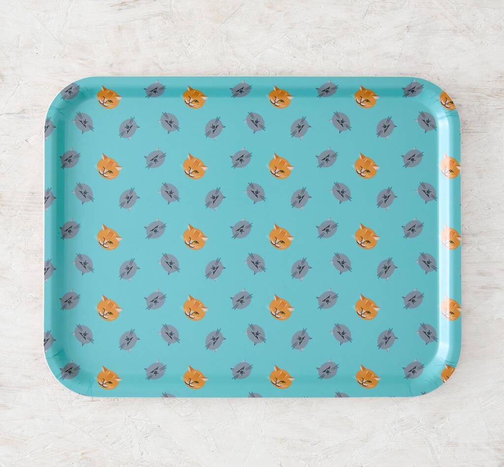 Cat Lovers Large Wooden Tray, 1 of 8