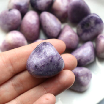 Lepidolite Crystal Tower With Optional Moon Or Tumble, 8 of 9