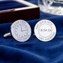 'Please Meet Miss… Leave With Mrs…' Cufflinks, thumbnail 2 of 7