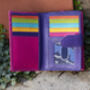 Berry Womans Multi Colour Leather Purse Wallet, thumbnail 4 of 8