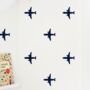 Mini Aeroplane Wall Stickers, thumbnail 5 of 6