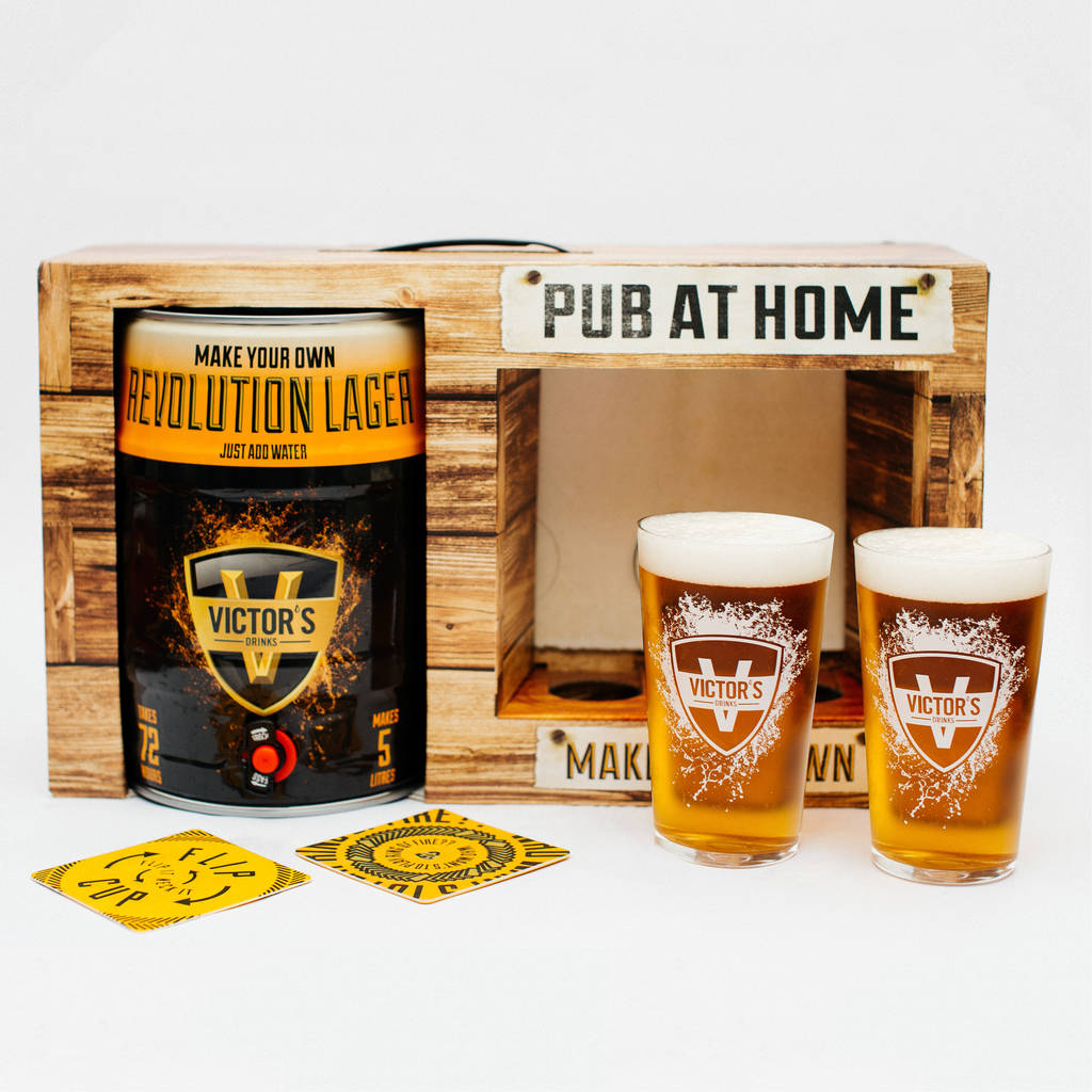 Pub At Home Revolution Lager By Victor's Drinks