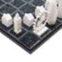 Skyline Chess Set With Black London Map Board, thumbnail 5 of 6