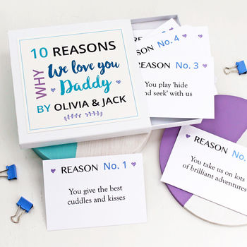 Personalised Reasons I Love Dad Notes, 6 of 6