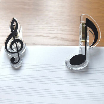 Treble Clef And Eighth Note Paper Clip, 6 of 6