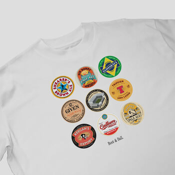 Newcastle Beer Mats Oversized T Shirt, 3 of 8