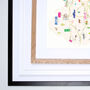 Map Of Herefordshire Art Print, thumbnail 3 of 5