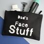 Father's Day Face Stuff Storage Pouch, thumbnail 3 of 4