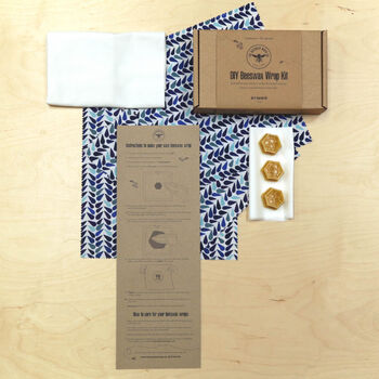 Diy Make Your Own Beeswax Wraps Kit, 3 of 3