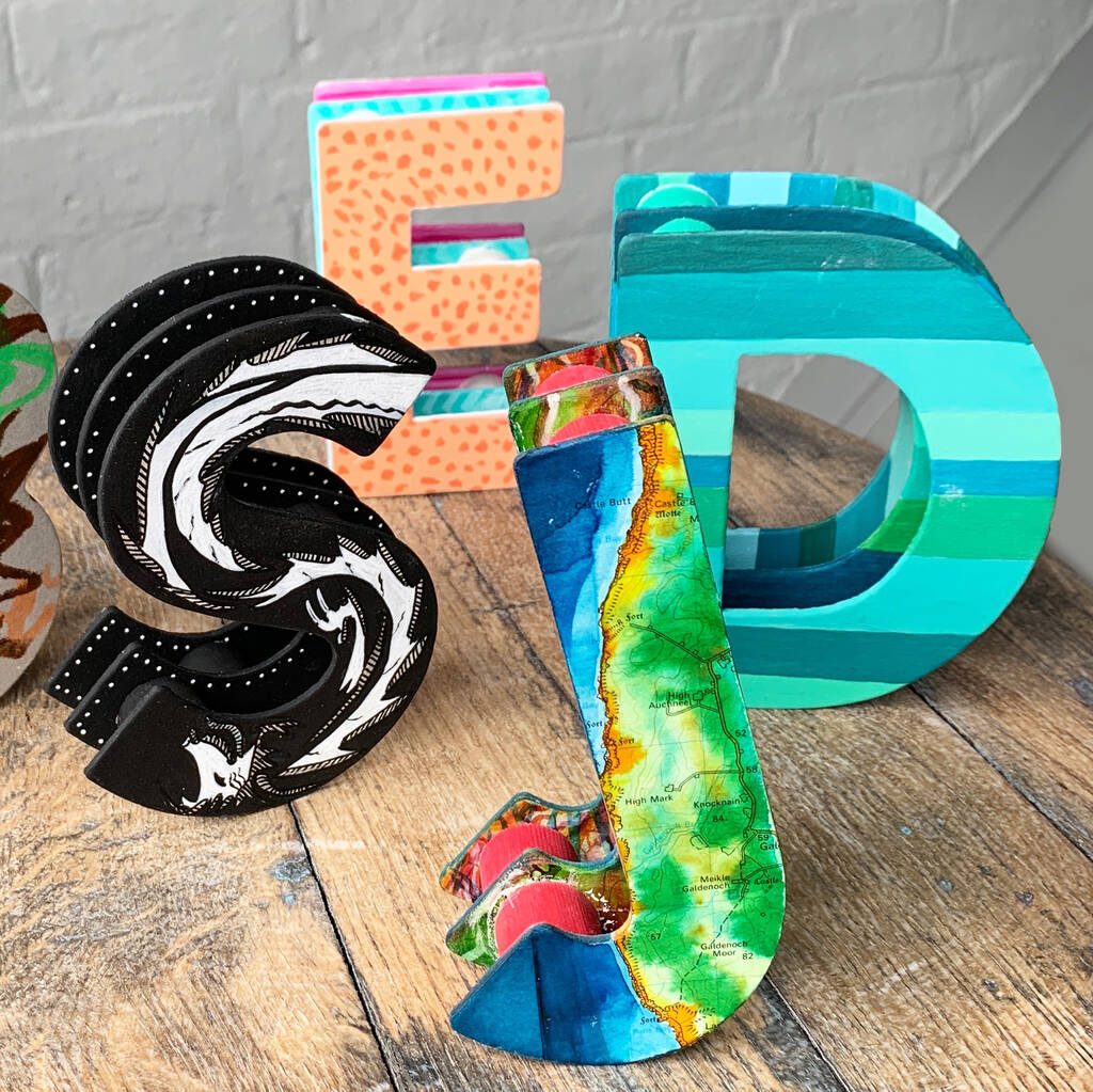 Image of Make Your Own 3D Letter Craft Kit