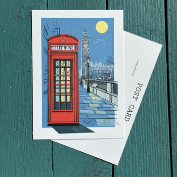 Pack Of Eight London Postcards, 8 of 10
