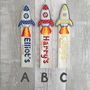 Personalised Children's Rocket Ship Bookmark, thumbnail 2 of 10